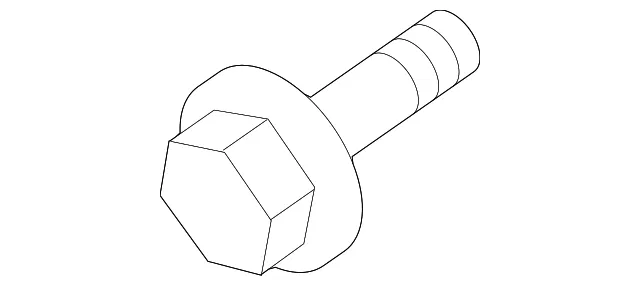 Lift-Gate Stop Bumper Screw - Nissan (01121-00743)