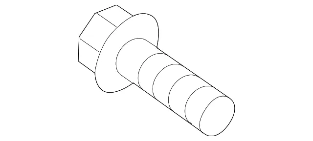 Door Hinge Bolt - Nissan (01121-0108U)