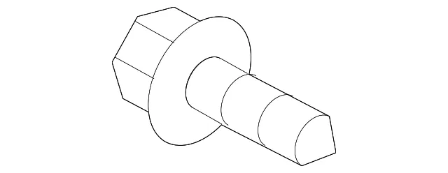 Door Hinge Bolt - Nissan (01121-A8131)