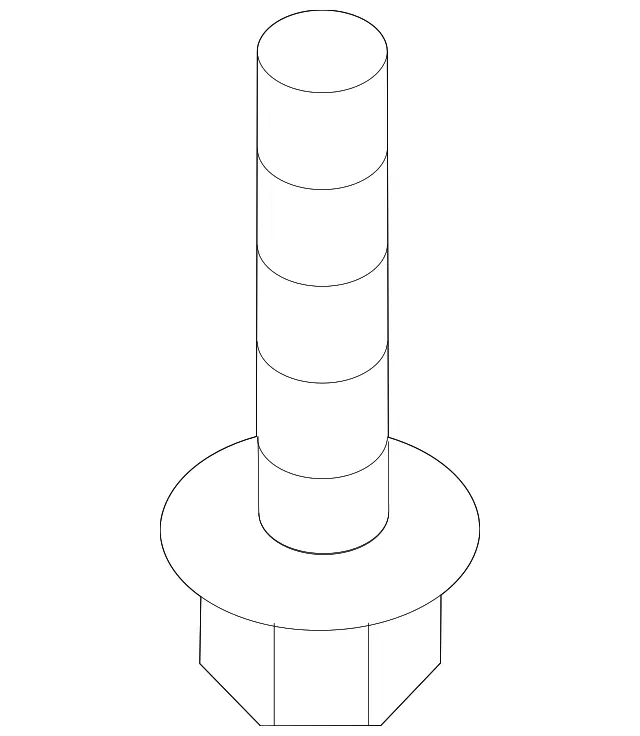 Hinge Bolt - Nissan (01121-N089U)