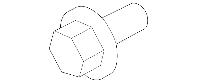 Bumper Impact Bar Bolt - Nissan (01125-A2021)