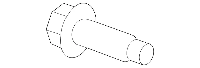 Charge Air Cooler Pipe Bolt Door Hose Flexible Nut Screw (Left, Right, Front, Rear) - Nissan (01125-N6031)