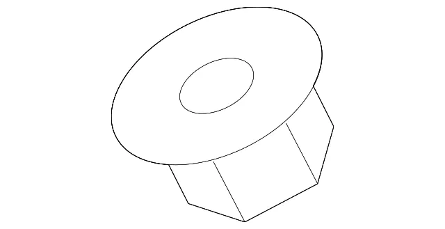 Hinge Nut - Nissan (01221-A8021)