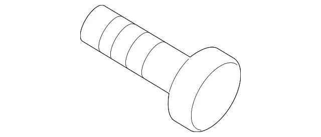Fuel Door Screw - Driver's Side (LH) - Nissan (01426-0002U)