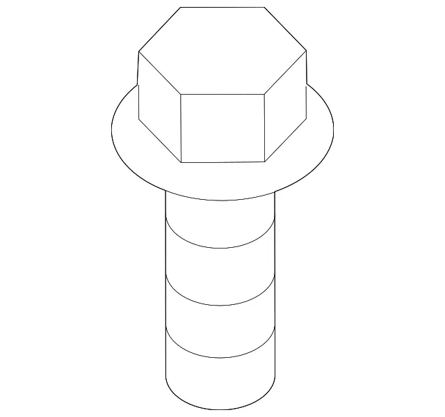 Radiator Support Splash Shield Bolt - Nissan (01434-N001U)