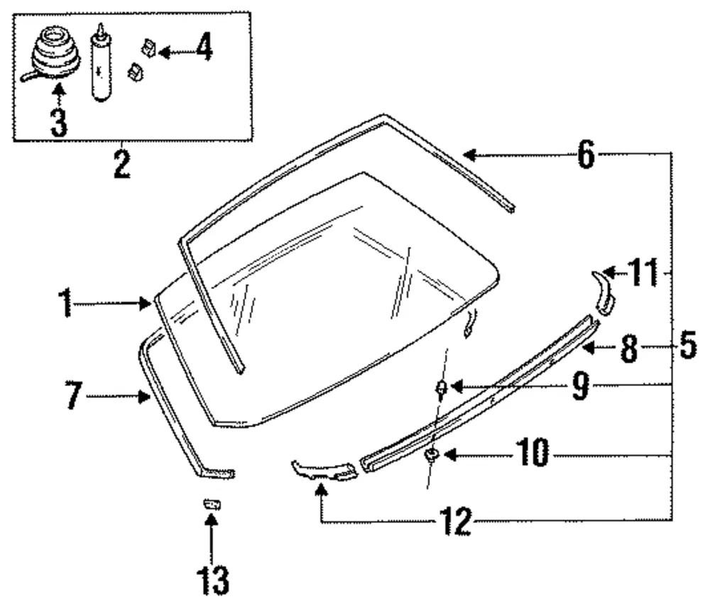 Lower Molding Screw - Nissan (01454-00331)