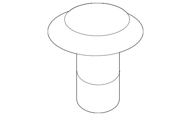 Grille Surround Screw - Nissan (01454-A5011)