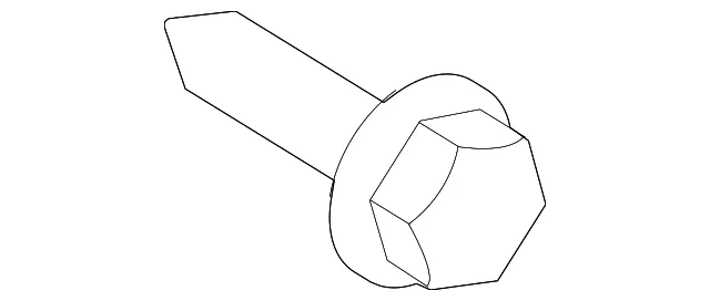 Door Trim Panel Screw - Nissan (01456-A6071)