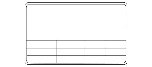 Tire Press Label - Kia (05203-A8500)