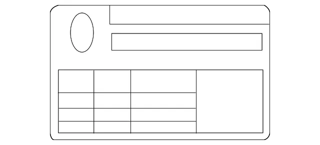 Tire Press Label - Kia (05203-A9610)