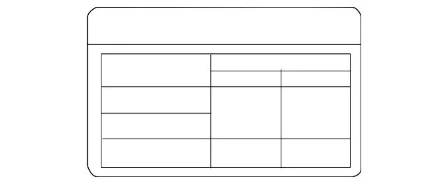 Tire Press Label - Kia (05203-G5600)
