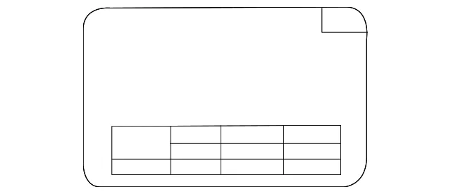 Tire Press Label - Kia (05203-K0660)