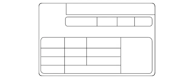 Tire Info Label - Kia (05203-M7620)