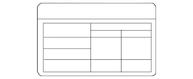 Tire Press Label - Kia (05203-R5220)