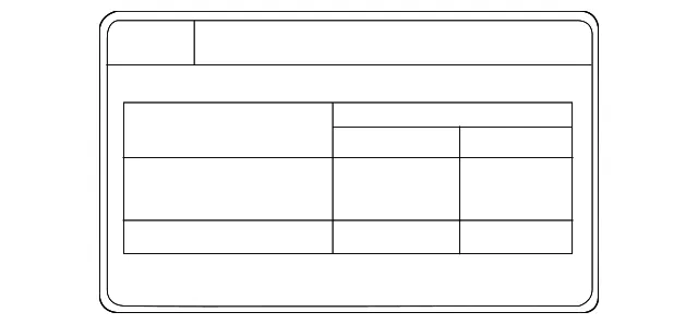 Tire Press Label - Kia (05203-S9210)