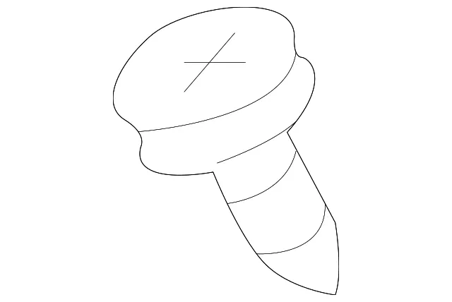 Side Molding Screw - Nissan (08540-4122A)