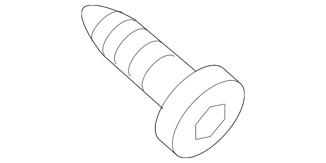 Door Seal Retainer Plate Screw - Nissan (08543-51242)