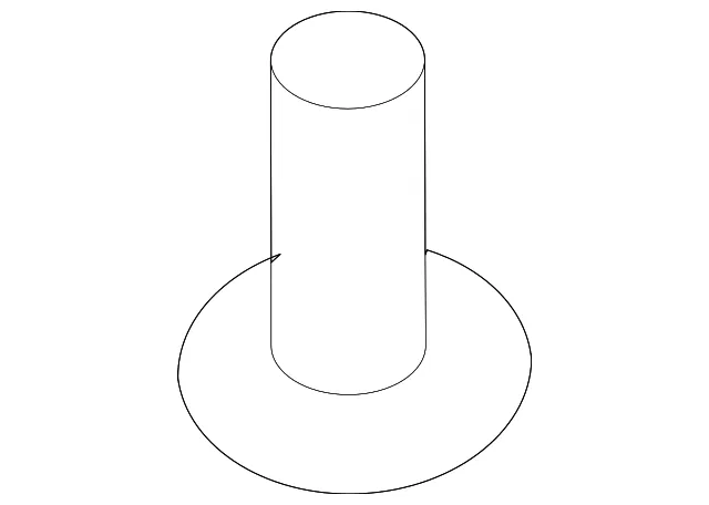 Headliner Fastener - Kia (0BF70-68865RU)