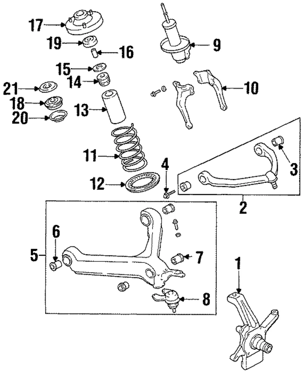 Stop Bumper - Kia (0K011-34111)