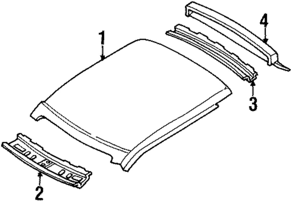 Roof Panel - Kia (0K011-70611)