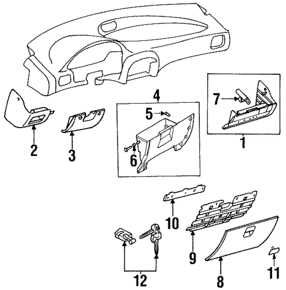 Latch - Kia (0K013-64040A70)