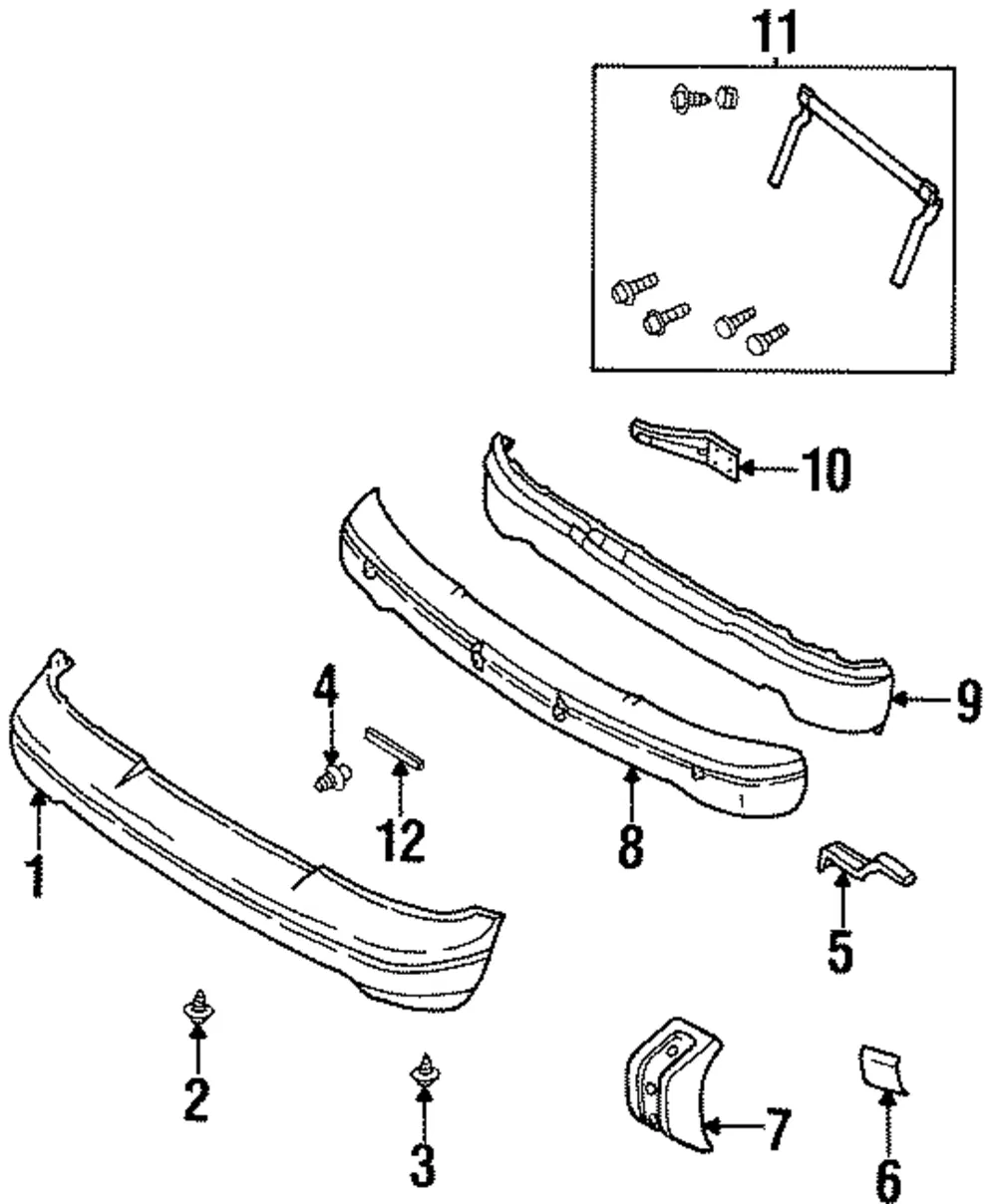 Bumper Cover - Kia (0K019-50031JXX)