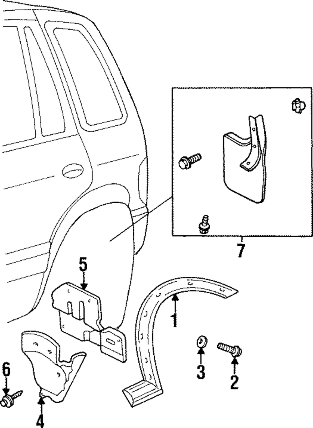 Splash Guard - Kia (0K019-51875)