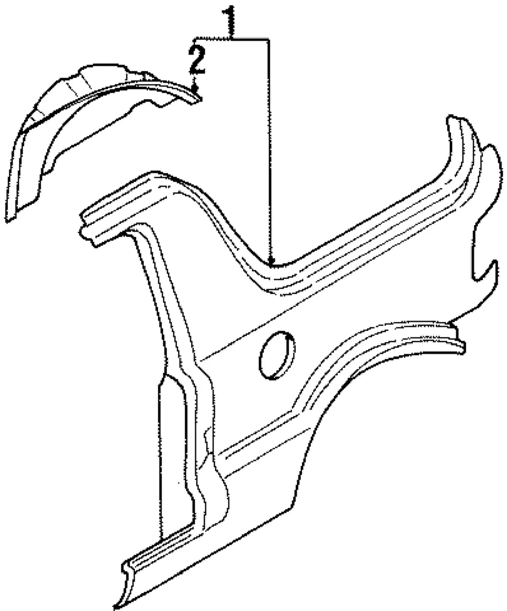 Quarter Panel - Kia (0K01A-70020)