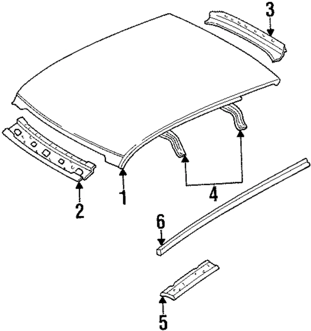 Roof Panel - Kia (0K01F-70611A)