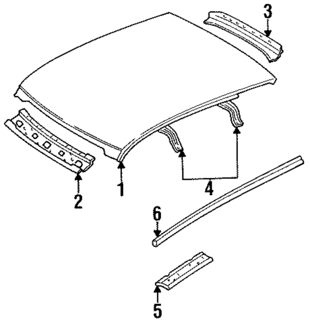 Roof Panel - Kia (0K02H-70611)