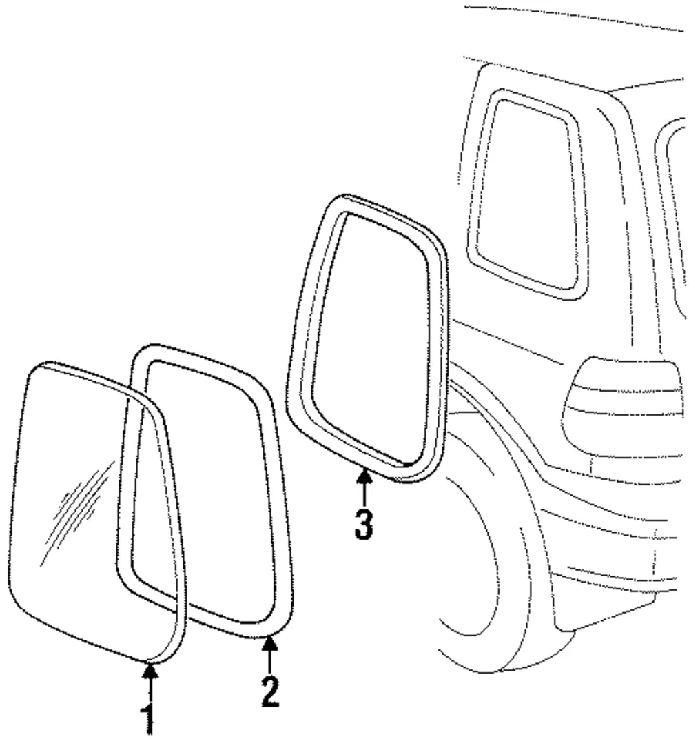 Quarter Glass - Driver's Side (LH) - Kia (0K08B-63951)