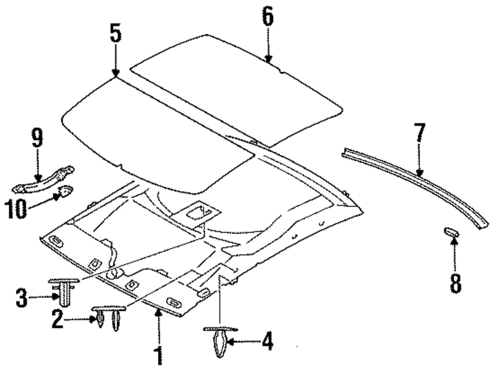 Headliner - Kia (0K201-68030B22)