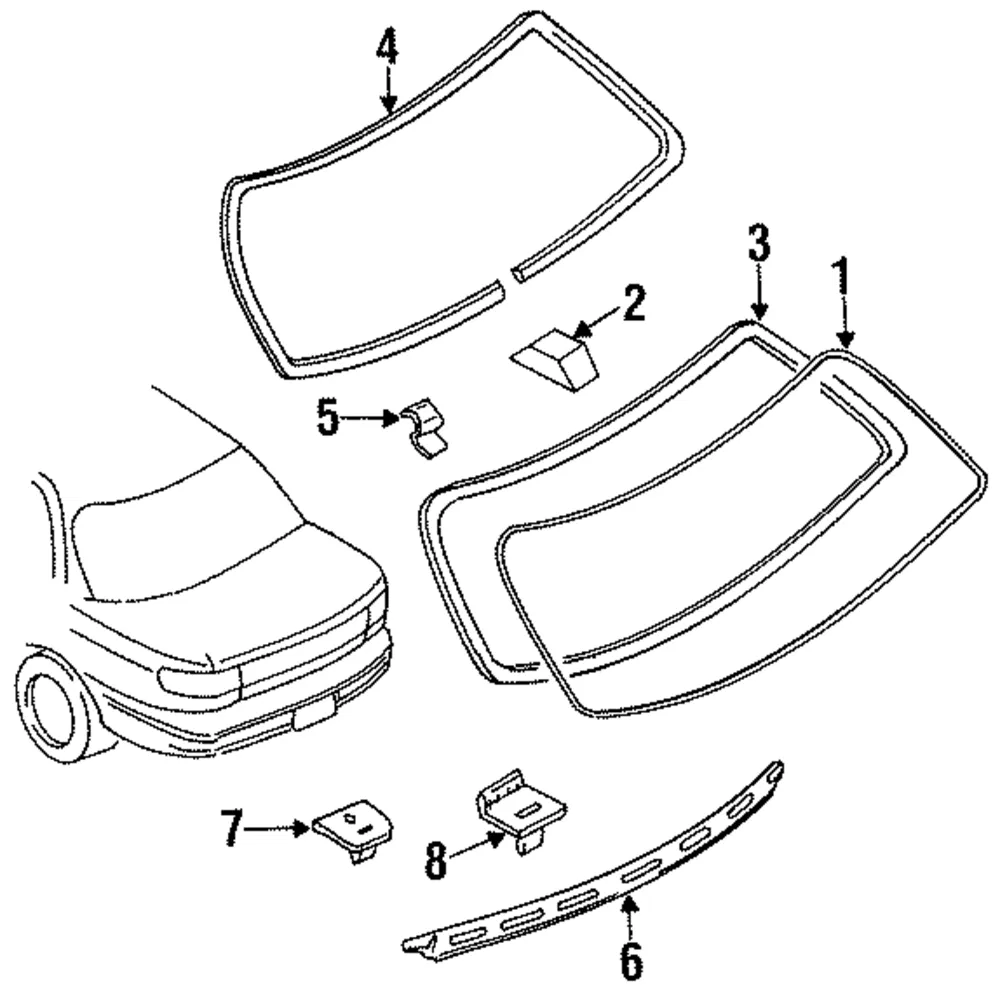 Molding Extension - Kia (0K203-50607)