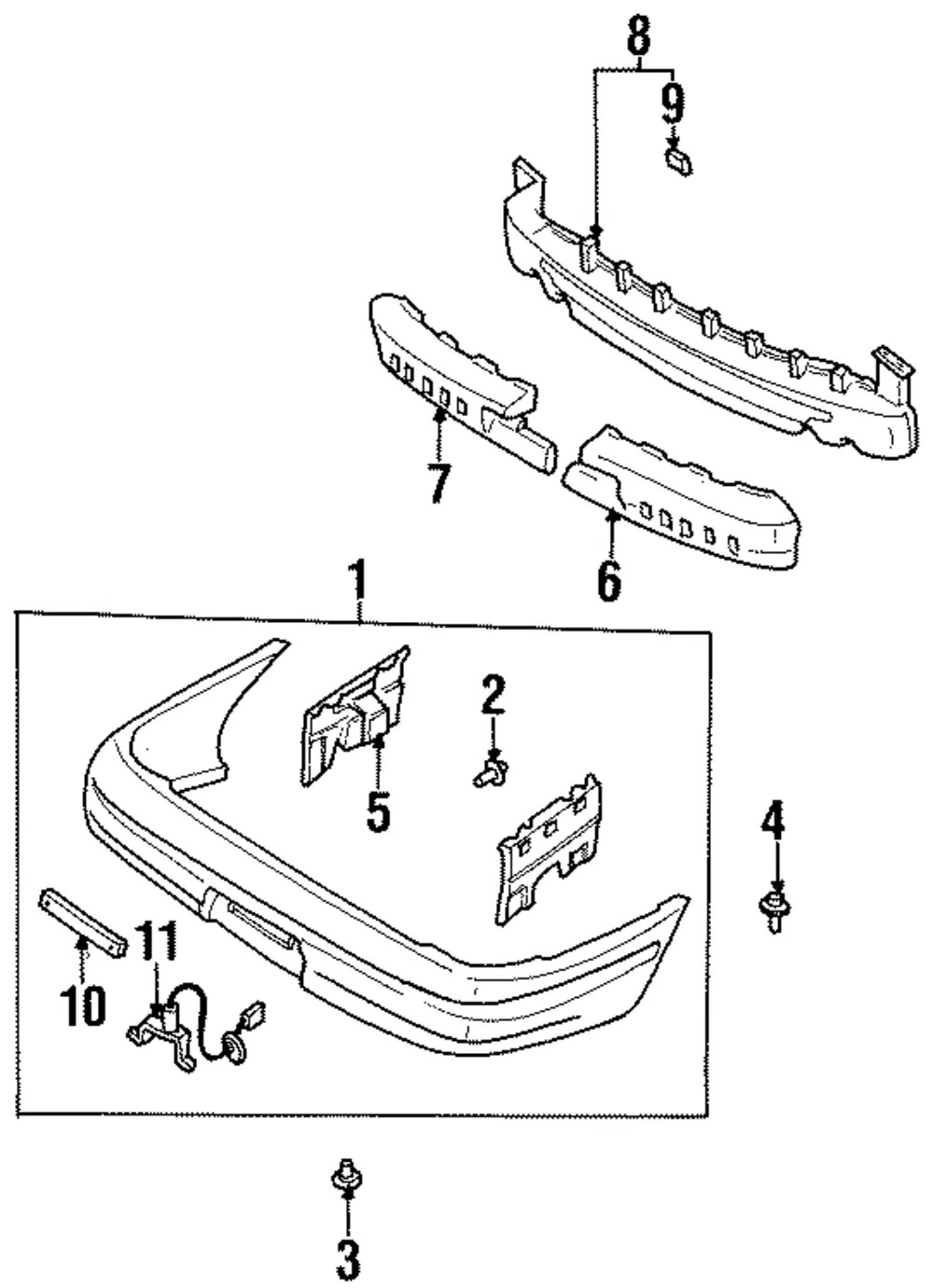 Bumper Cover - Kia (0K24A-50220C)