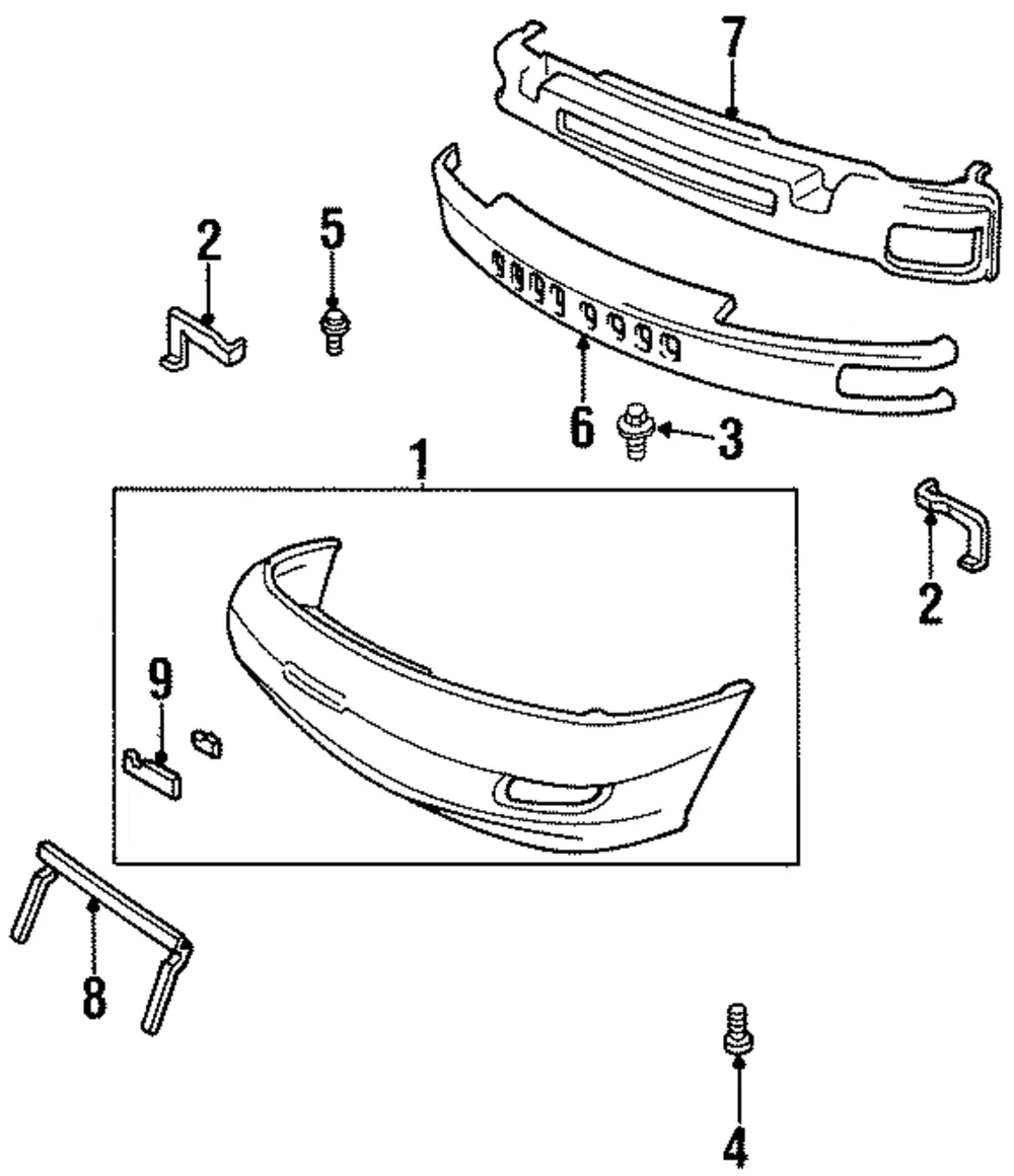 Bumper Cover - Kia (0K24W-50030CXX)