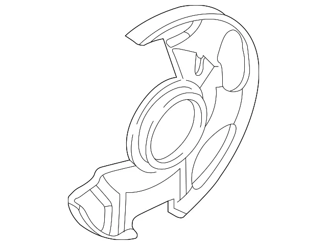 Splash Shield - Driver's Side (LH) - Kia (0K2A1-33271)