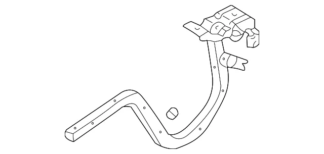Hinge - Passenger Side (RH) - Kia (0K2A1-52710)