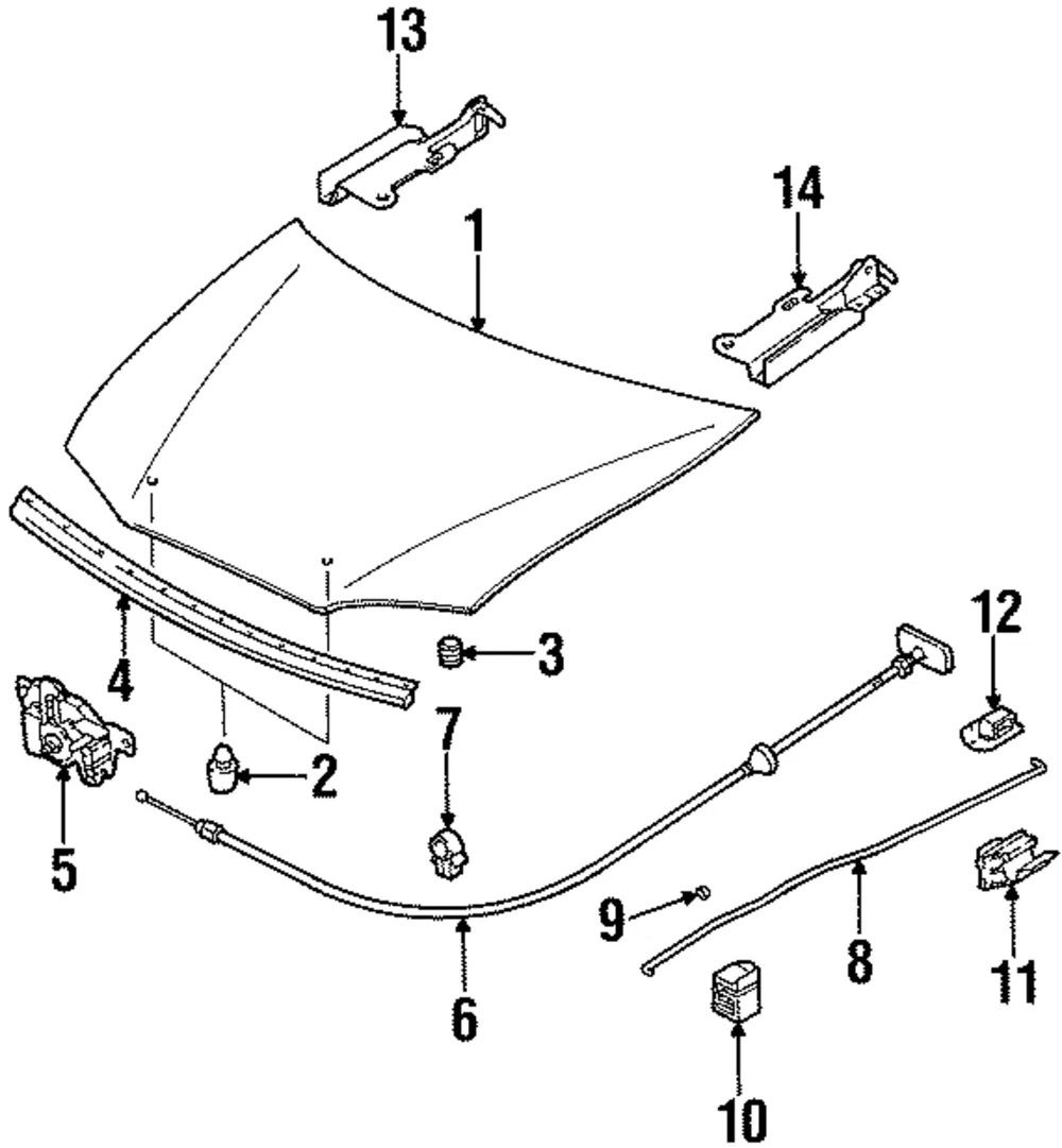 Deflector - Kia (0K2A1-56730)