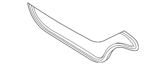 Weatherstrip - Kia (0K2A1-56951B)