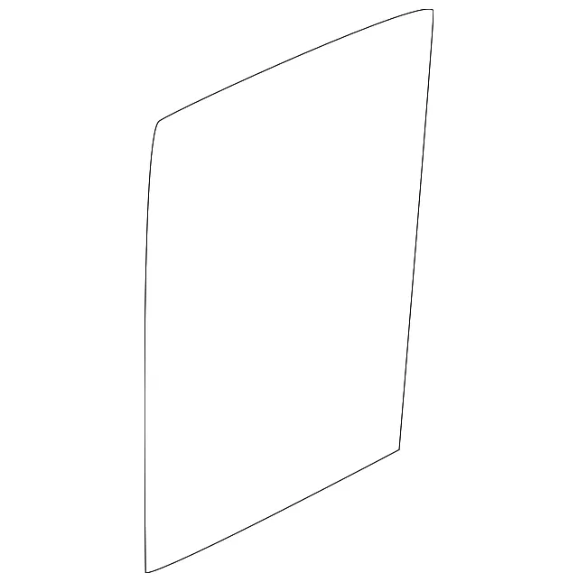 Lower Center Pillar Trim Cover - Kia (0K2A1-6862496)