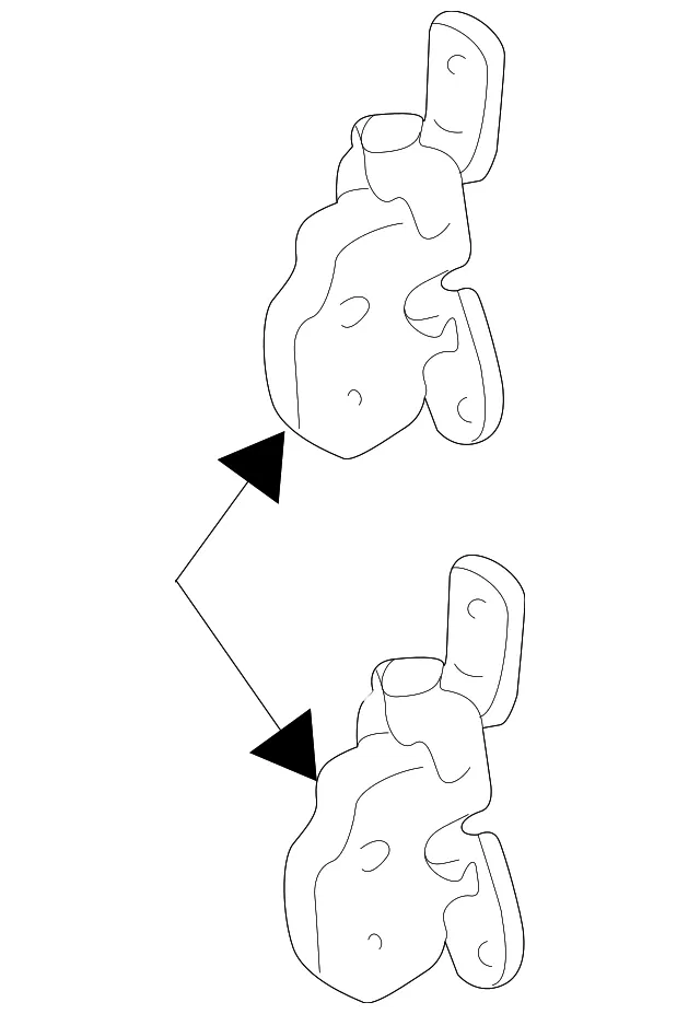 Hinge - Kia (0K2AA-59240A)