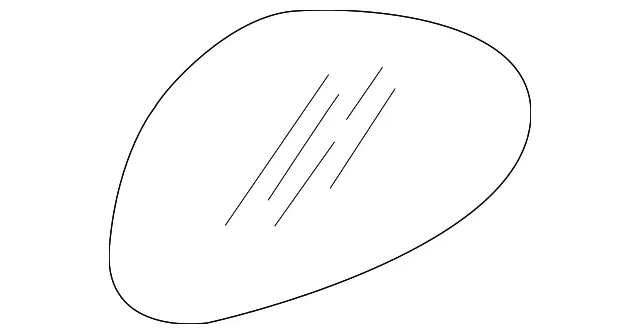 Mirror Glass - Passenger Side (RH) - Kia (0K2AC-69123A)