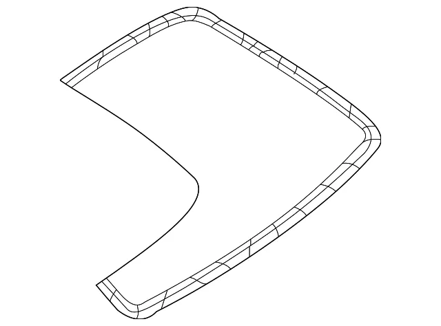 Molding - Kia (0K2B1-50610C)