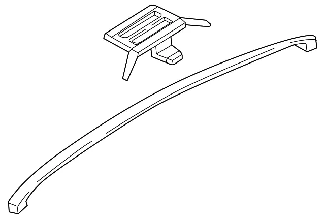 Roof Molding - Driver's Side (LH) - Kia (0K2B1-509L0)