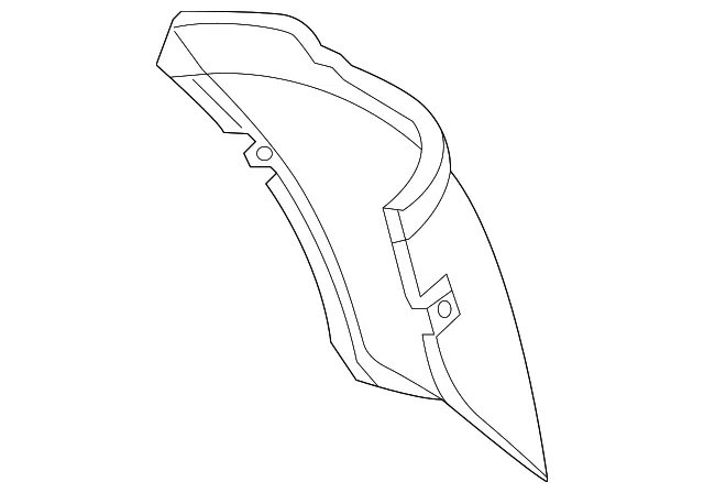 Splash Guard - Passenger Side (RH) - Kia (0K2B1-56271B)
