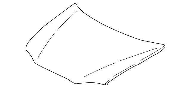 Hood - Kia (0K2BA-52310A)