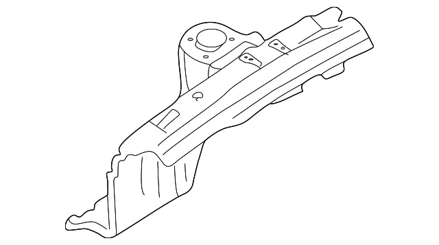 Apron Assembly - Passenger Side (RH) - Kia (0K2BA-53210B)