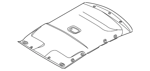 Headliner - Kia (0K2DK-68030A06)