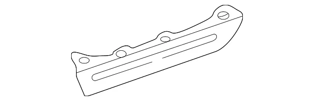 Bumper Cover Side Bracket - Passenger Side (RH) - Kia (0K2N1-5004X)