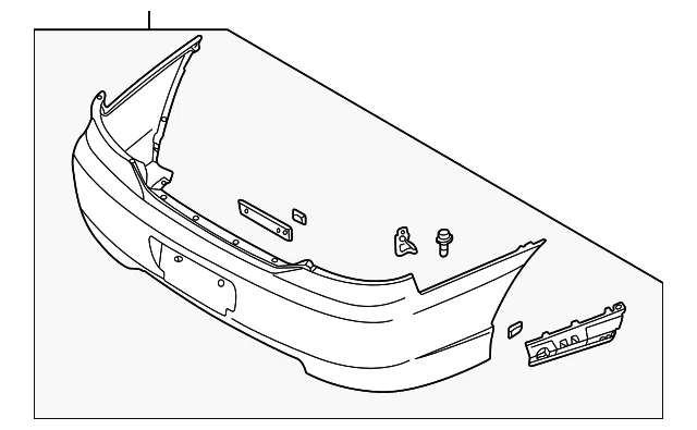 Bumper Cover - Kia (0K2N1-50220XX)